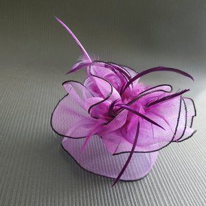 Women's Purple Fascinator